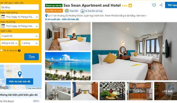 Đăng ký bán phòng khách sạn