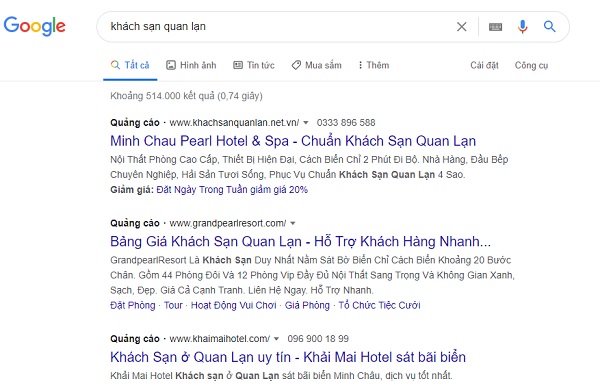 Marketing online khách sạn