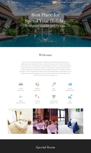 Mẫu thiết kế website khách sạn, resort