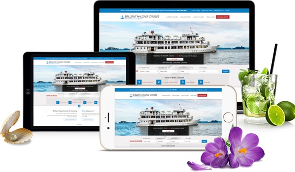 Thiết kế website du thuyền